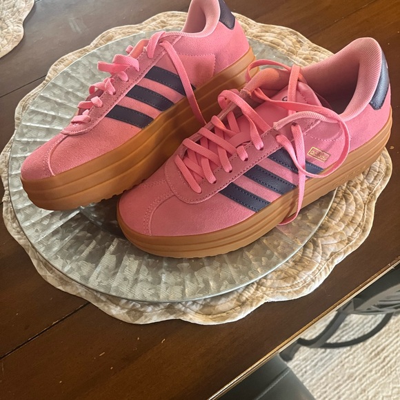 adidas Shoes - Adidas Women's Gazelle bubblegum Pink platform Sneakers